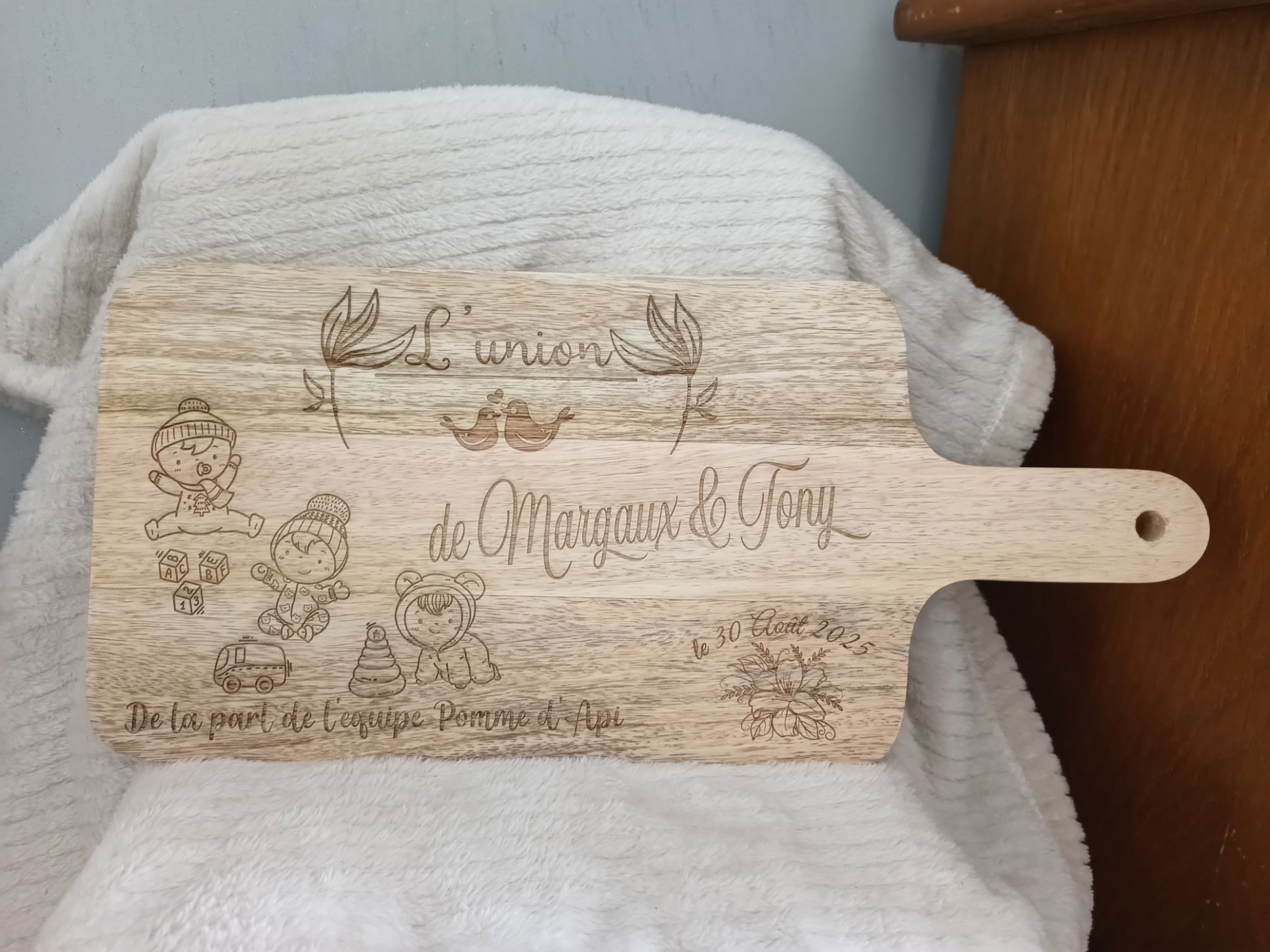 Planche de présentation apéro personnalisée