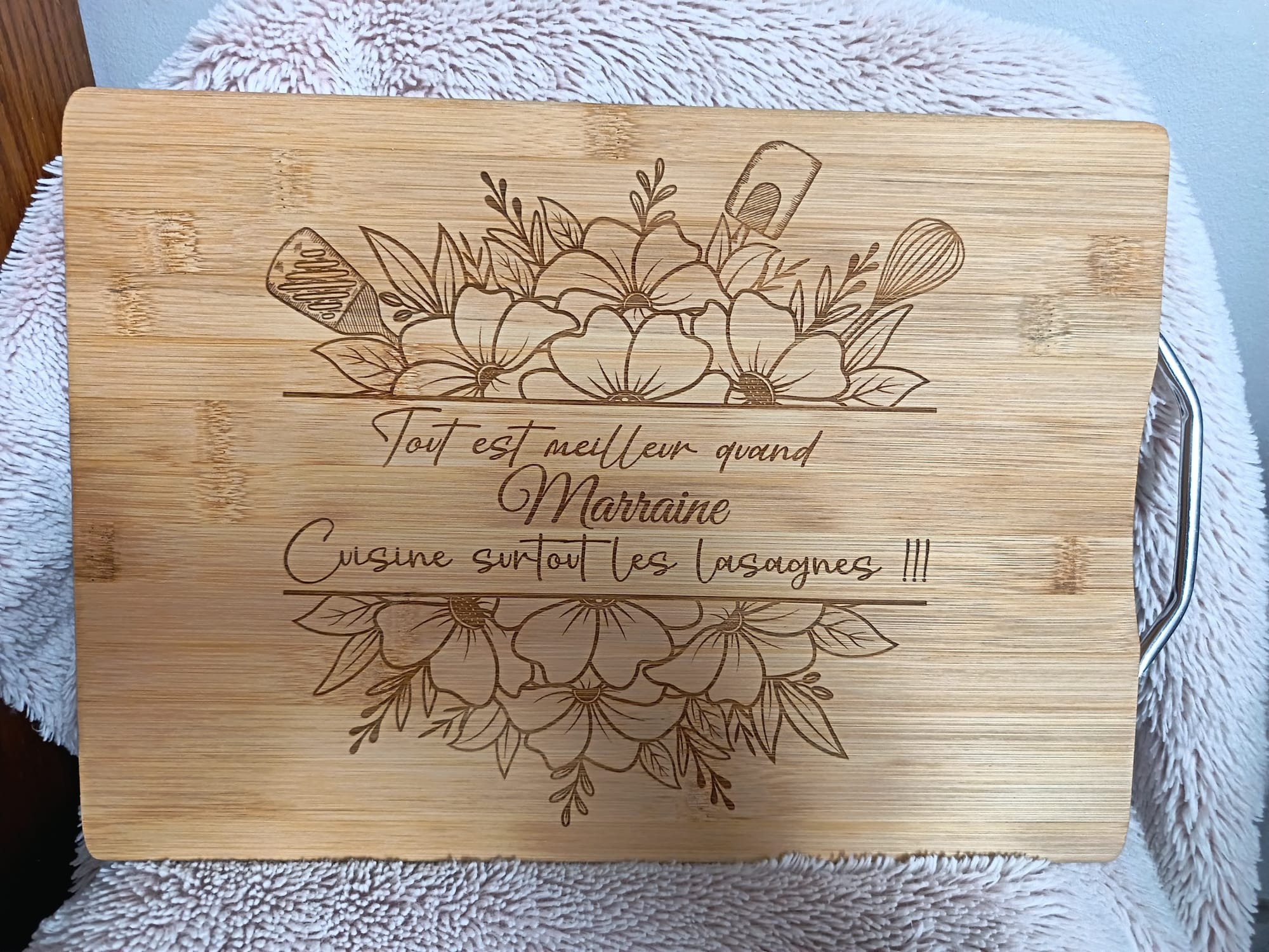 Planche de présentation apéro personnalisée