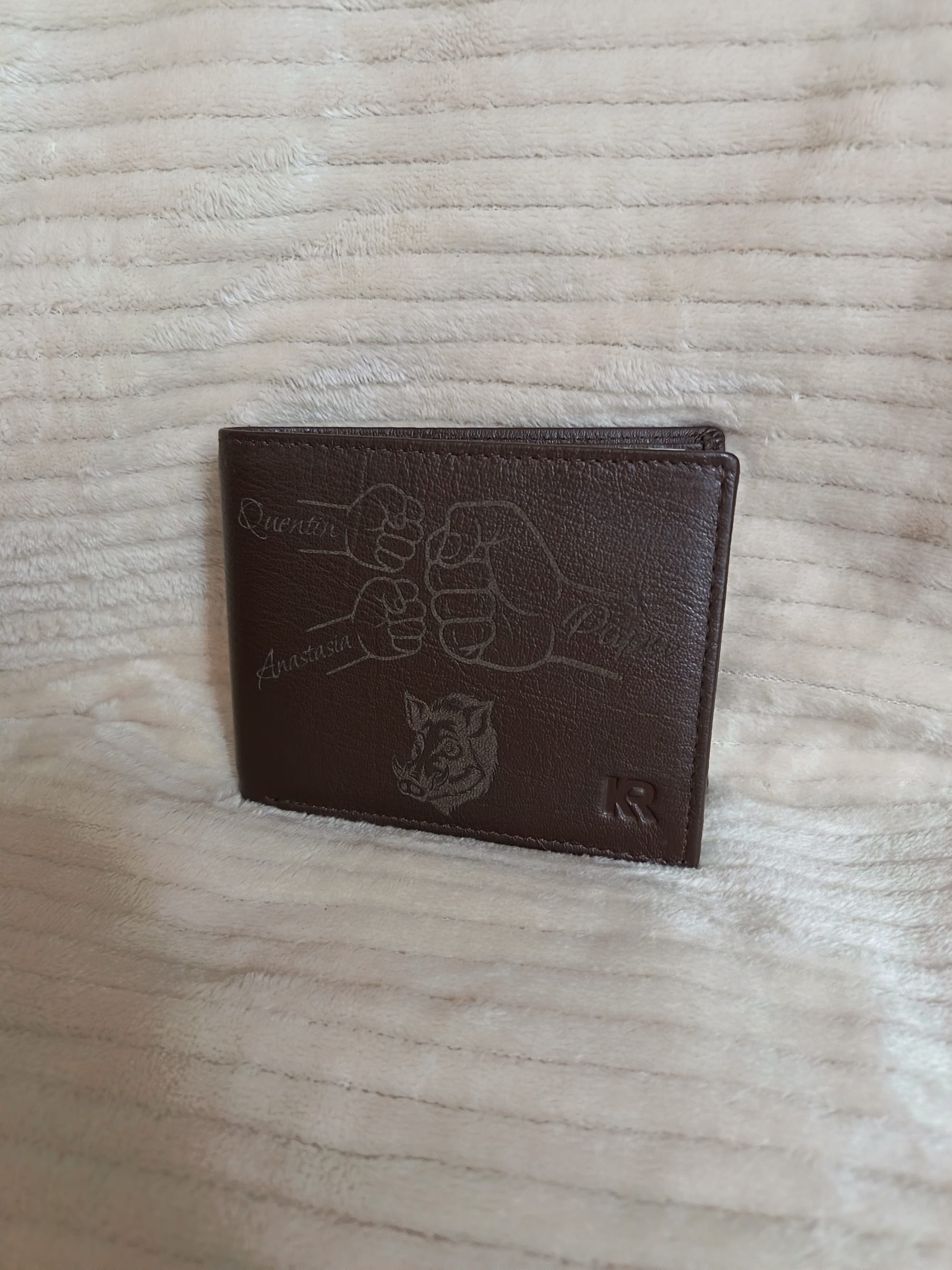 Portefeuille en cuir homme personnalisé