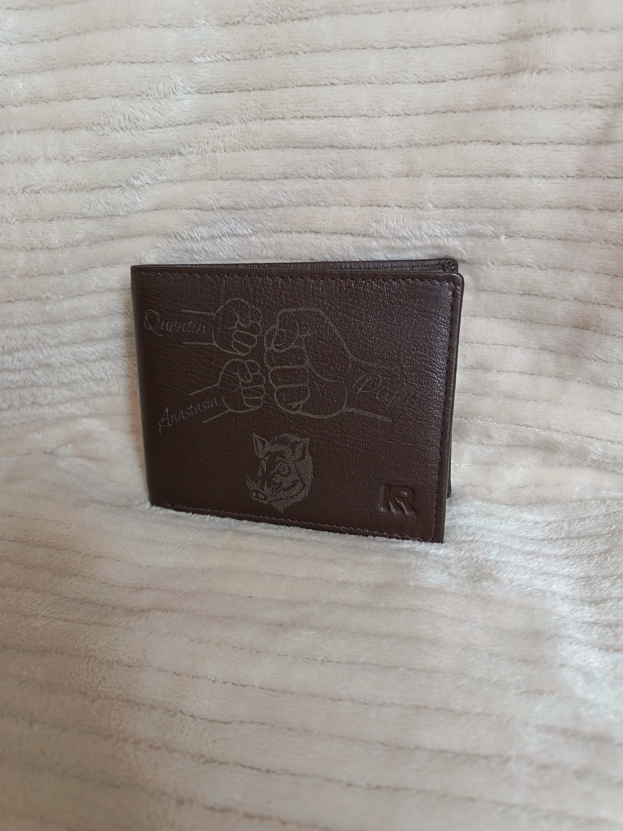 Portefeuille en cuir homme personnalisé