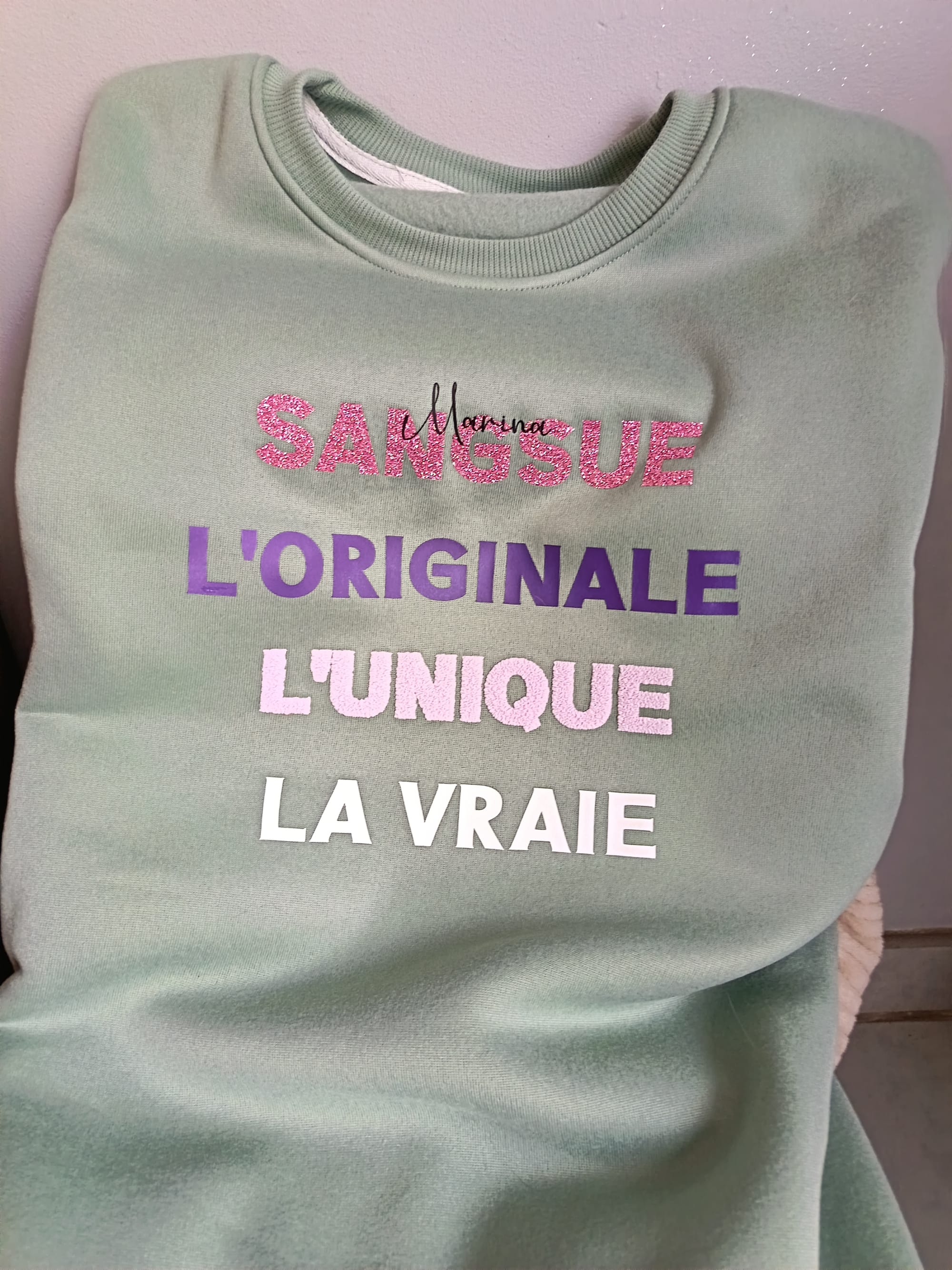 Sweat personnalisé adulte