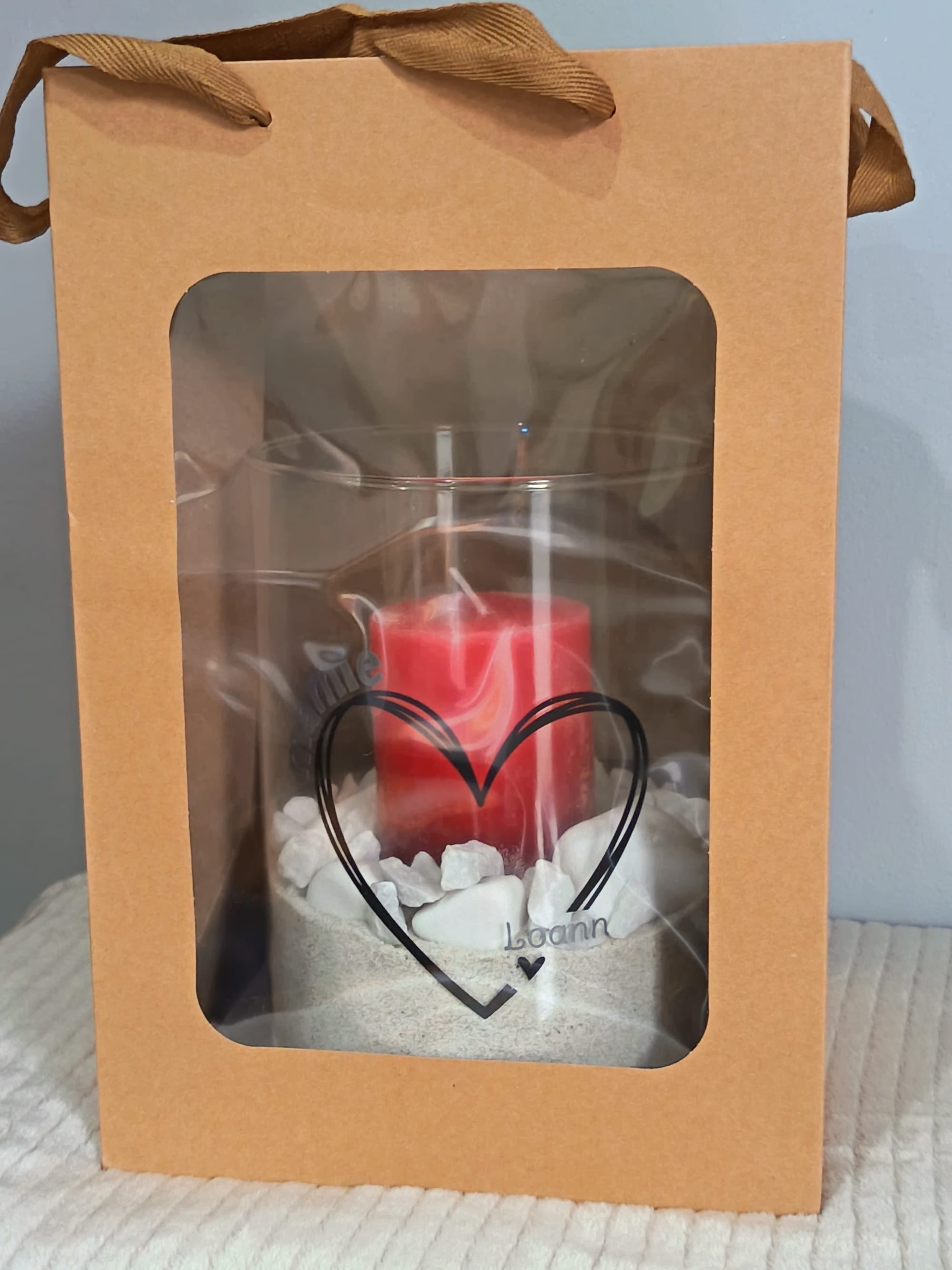 Vase bougie Mamie personnalisé