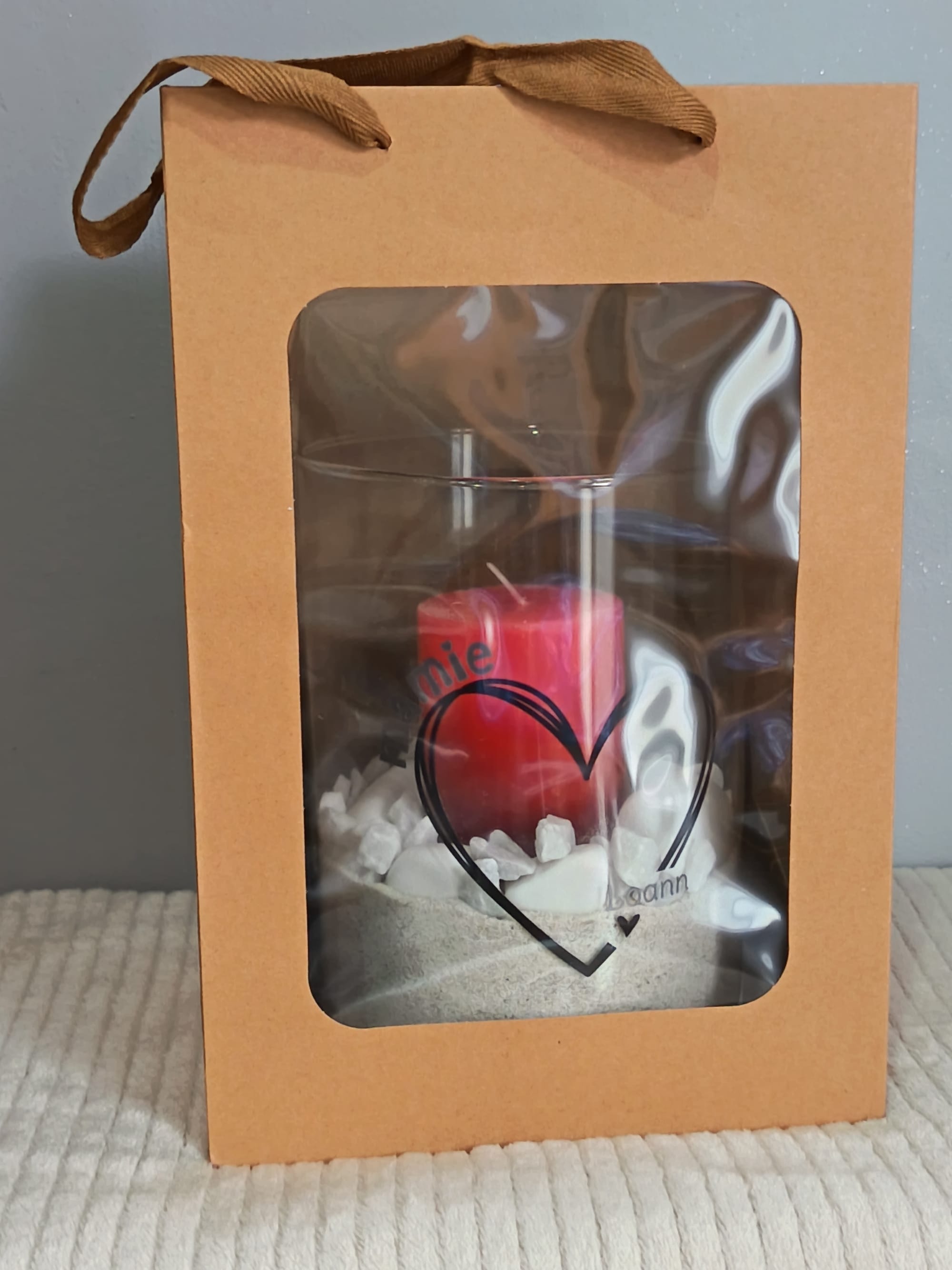 Vase bougie Mamie personnalisé