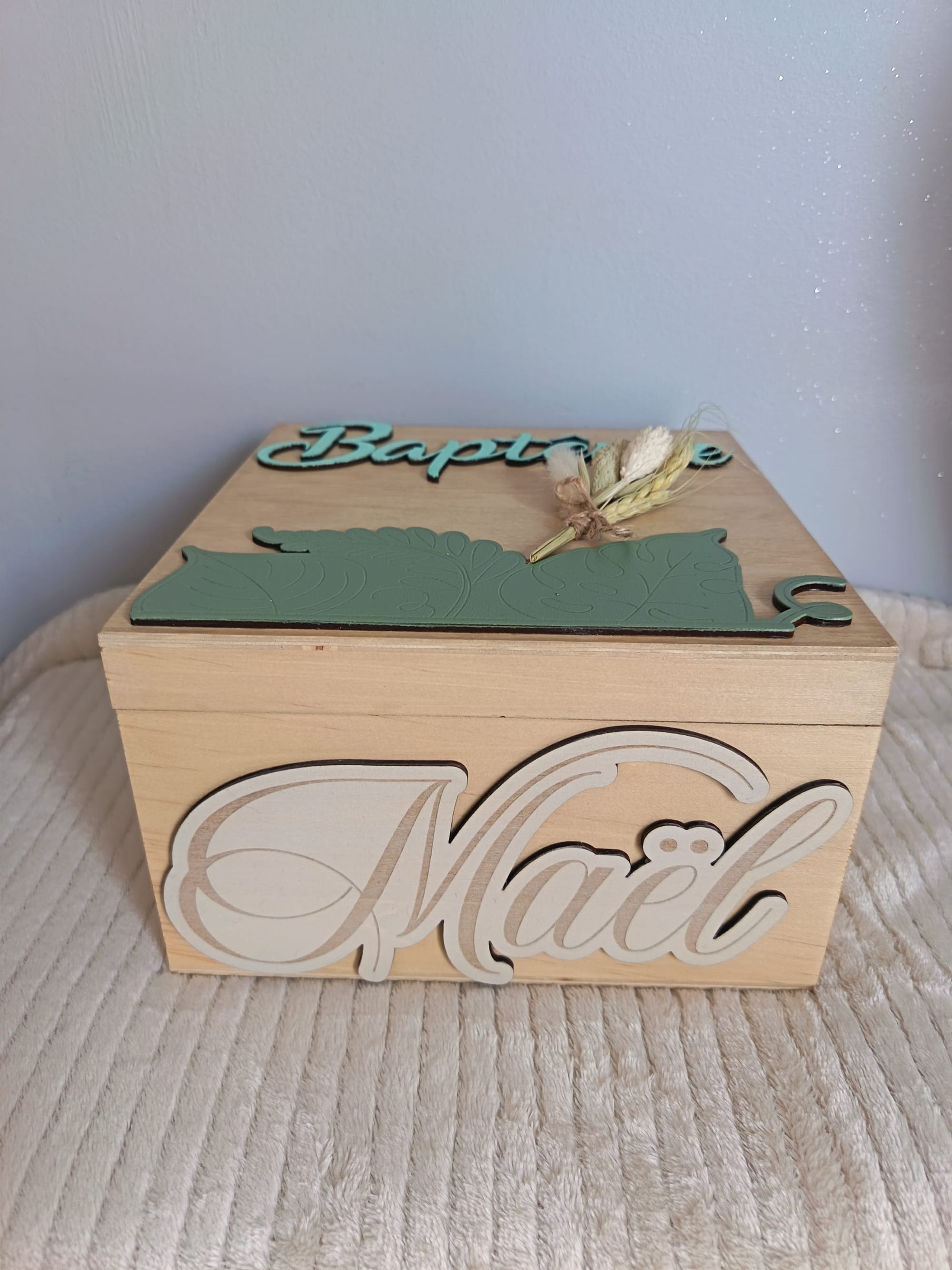  Urne de baptême personnalisée