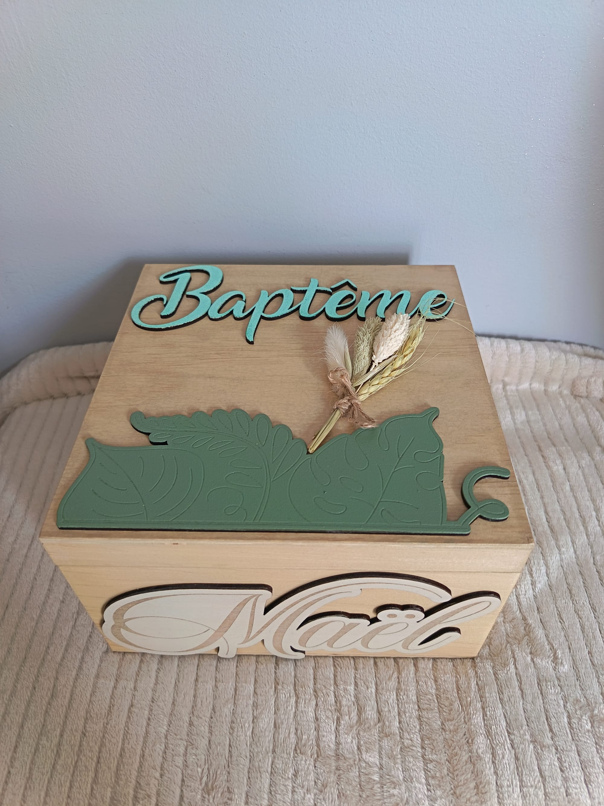  Urne de baptême personnalisée