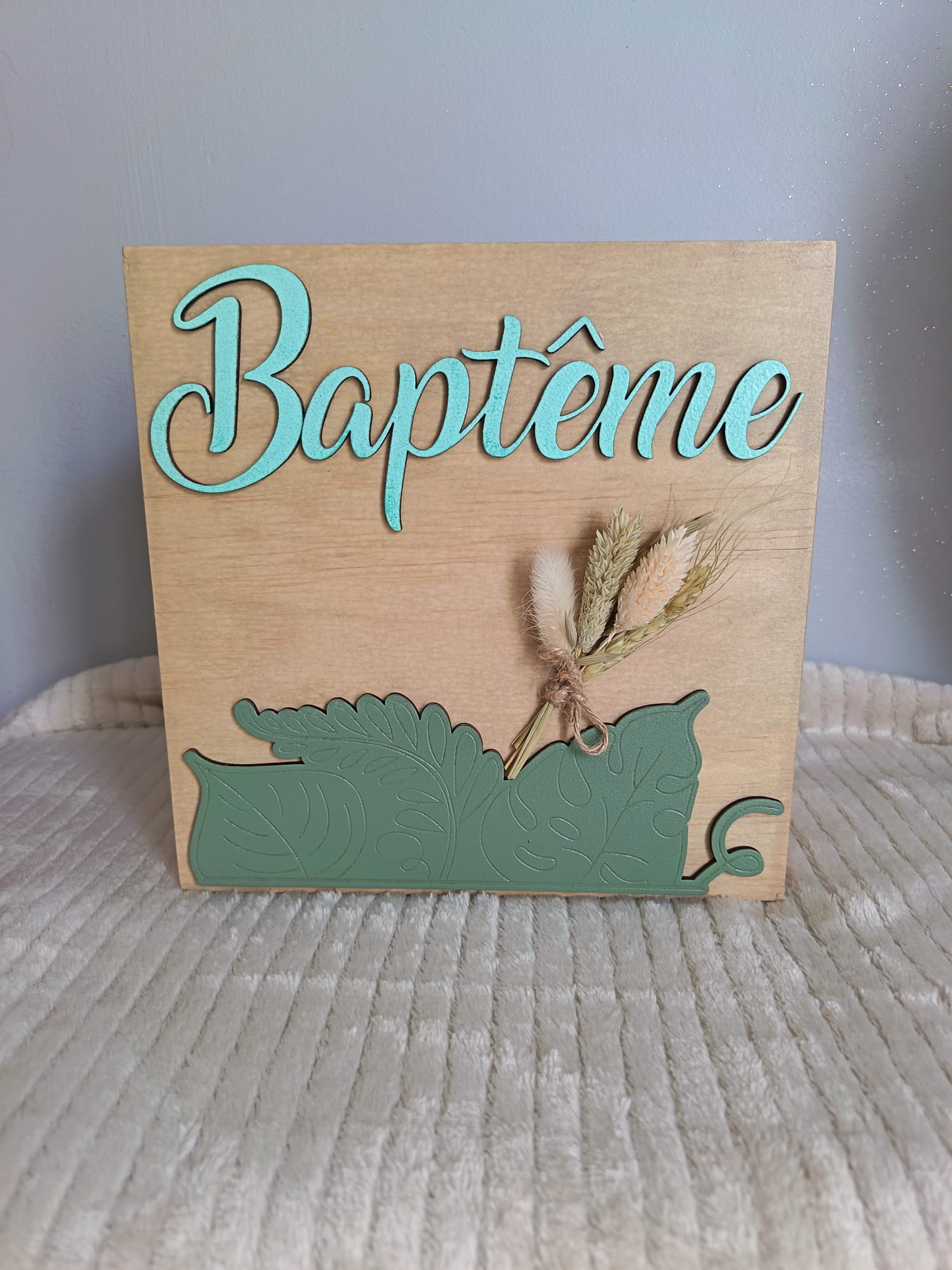  Urne de baptême personnalisée