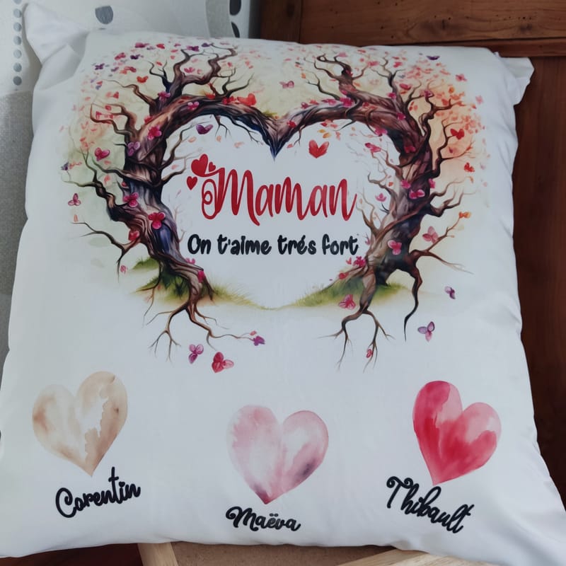 coussin personnalisé