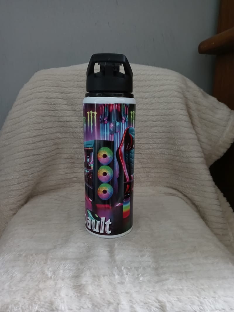 Gourde personnalisé avec motif et prénom de votre choix