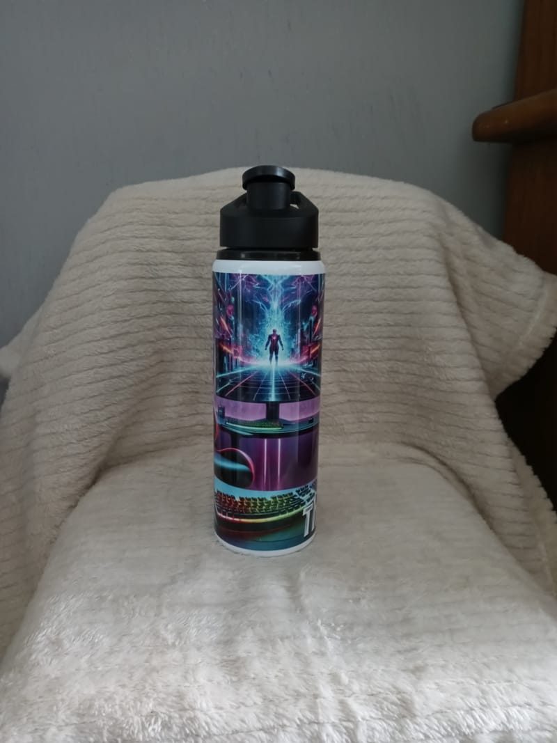 Gourde personnalisé avec motif et prénom de votre choix