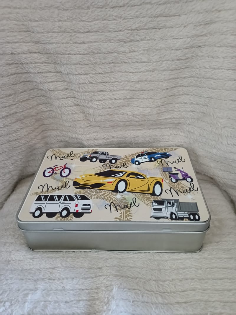 Boîte en métal rectangulaire personnalisé