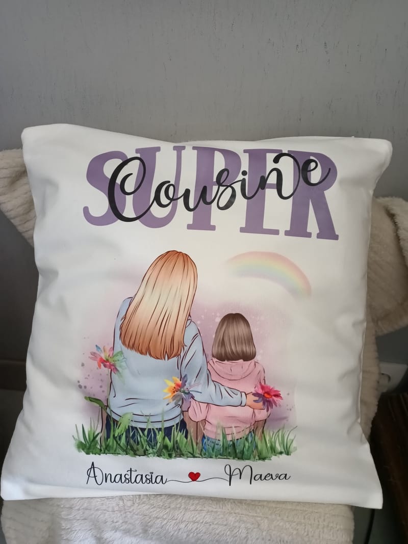 coussin personnalisé