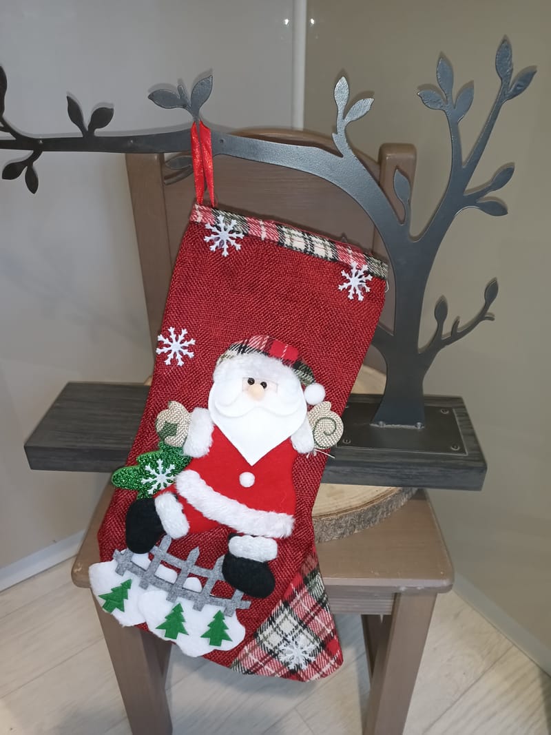 Chaussette de Noël personnalisée avec prénom