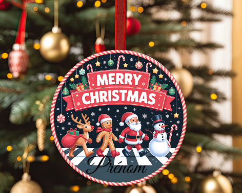 Boules de Noël personnalisées avec prénom