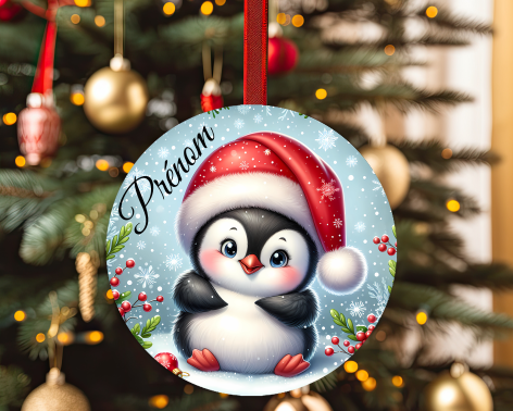 Boules de Noël personnalisées avec prénom