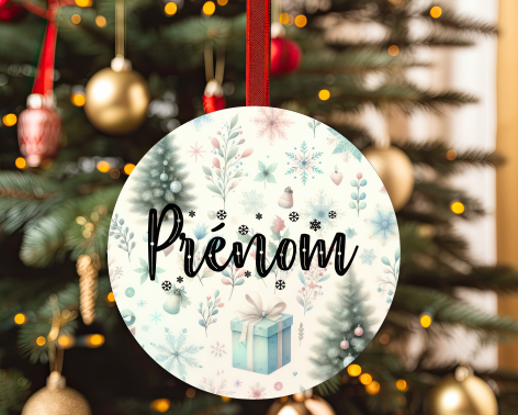 Boules de Noël personnalisées avec prénom