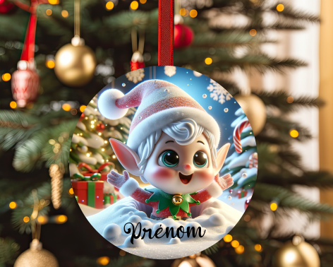 Boules de Noël personnalisées avec prénom