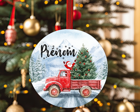 Boules de Noël personnalisées avec prénom