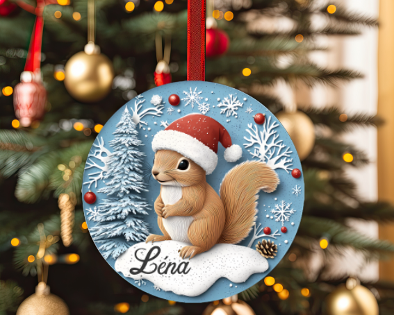 Boules de Noël personnalisées avec prénom