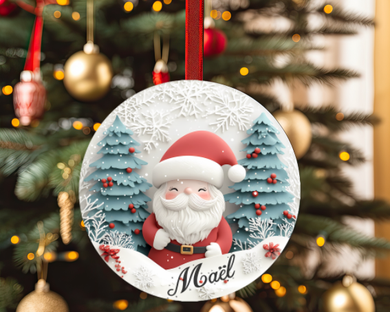 Boules de Noël personnalisées avec prénom