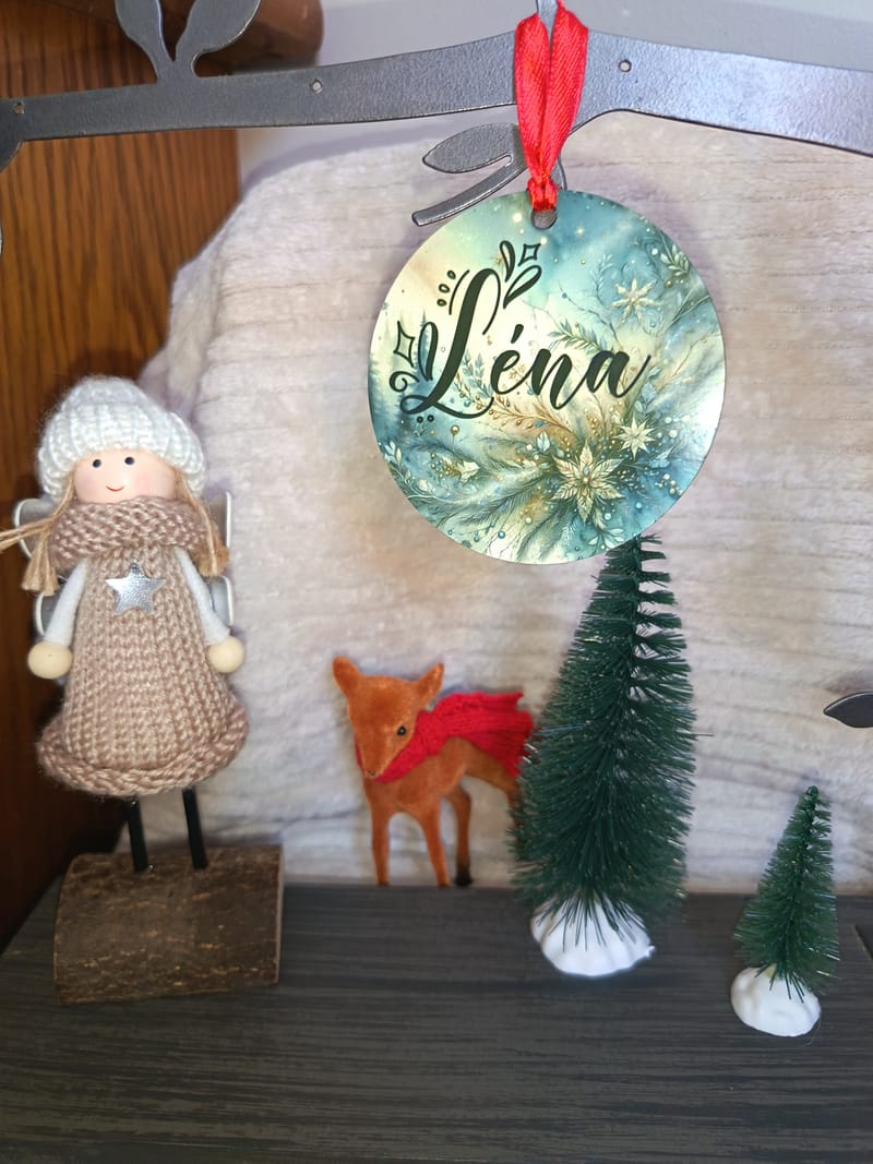 Boules de Noël personnalisées avec prénom