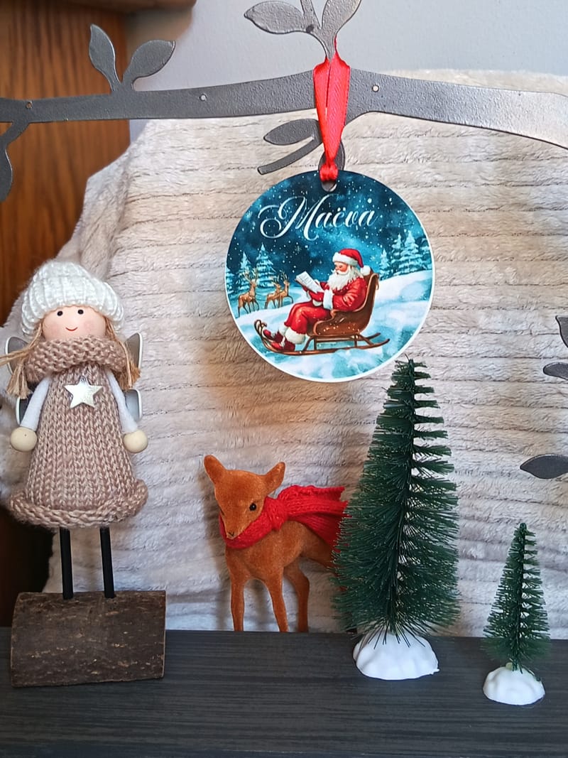 Boules de Noël personnalisées avec prénom