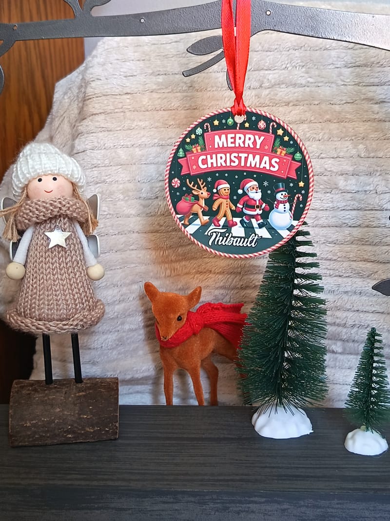 Boules de Noël personnalisées avec prénom