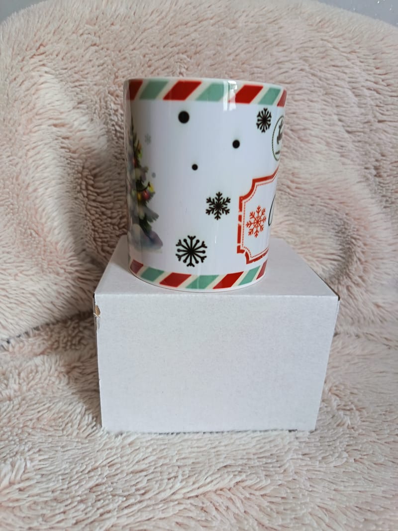 Mug de Noël personnalisé avec prénom