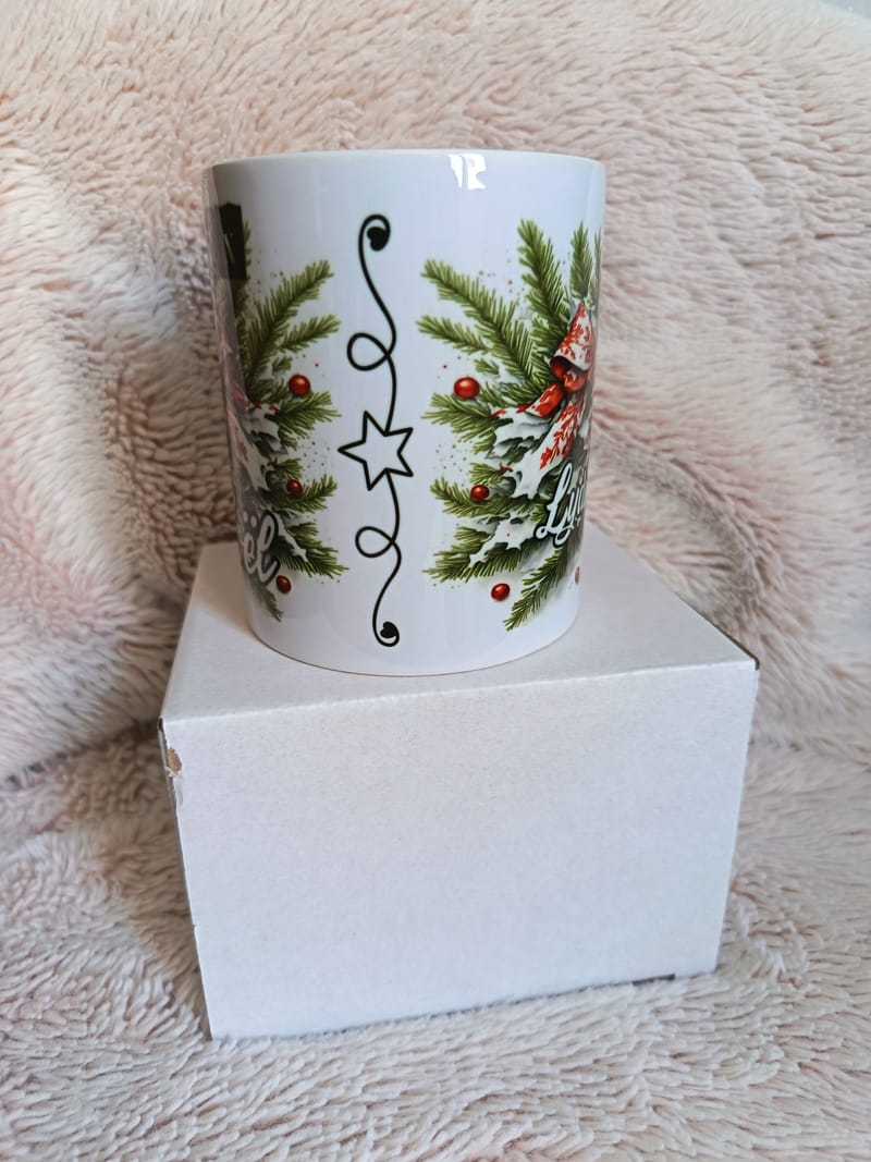 Mug de Noël personnalisé avec prénom