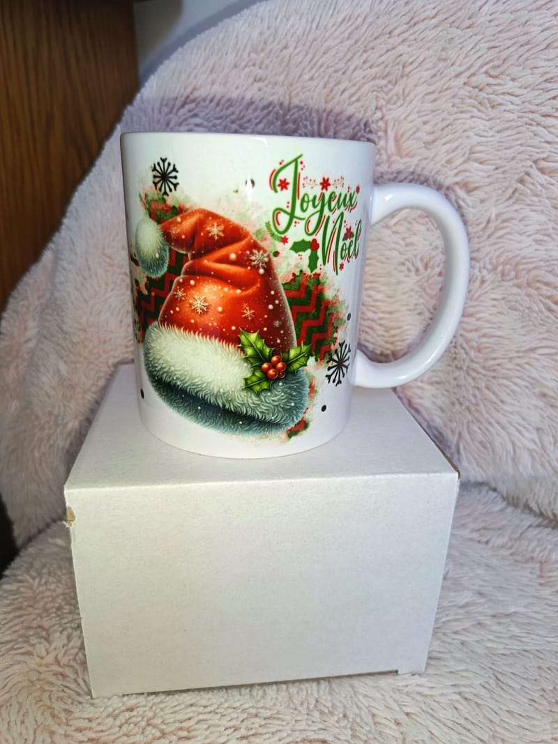 Mug de Noël personnalisé avec prénom