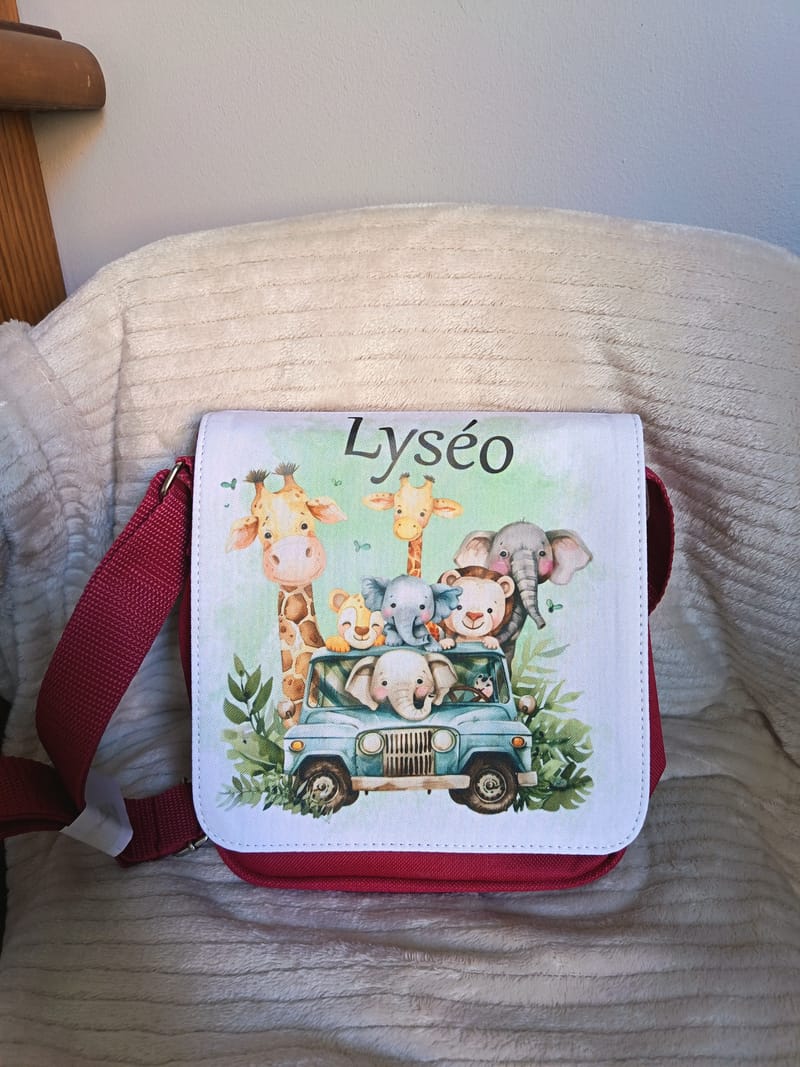 Sacoche enfant personnalisée