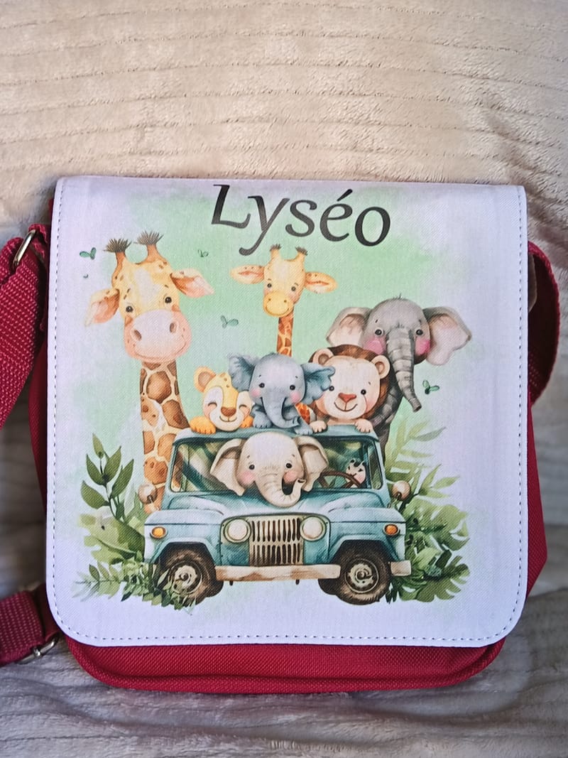 Sacoche enfant personnalisée