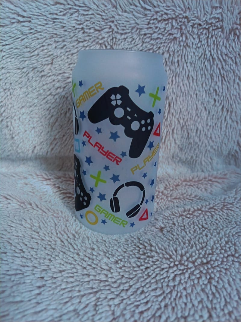 Verre givré personnalisé