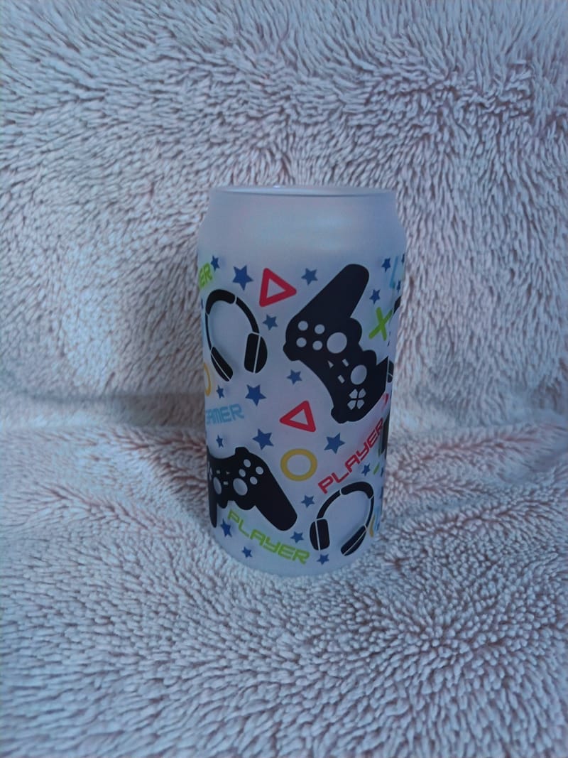 Verre givré personnalisé