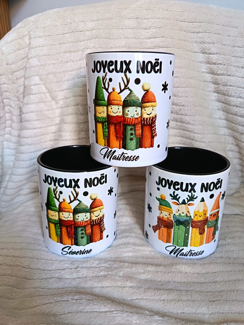 Pot à crayons personnalisé