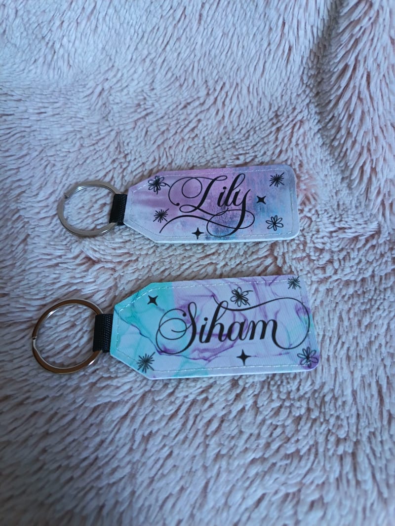 Porte-clés personnalisé en cuir