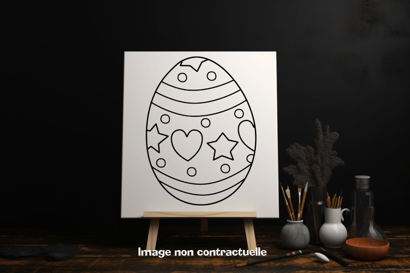 Toile peinture thème Pâques