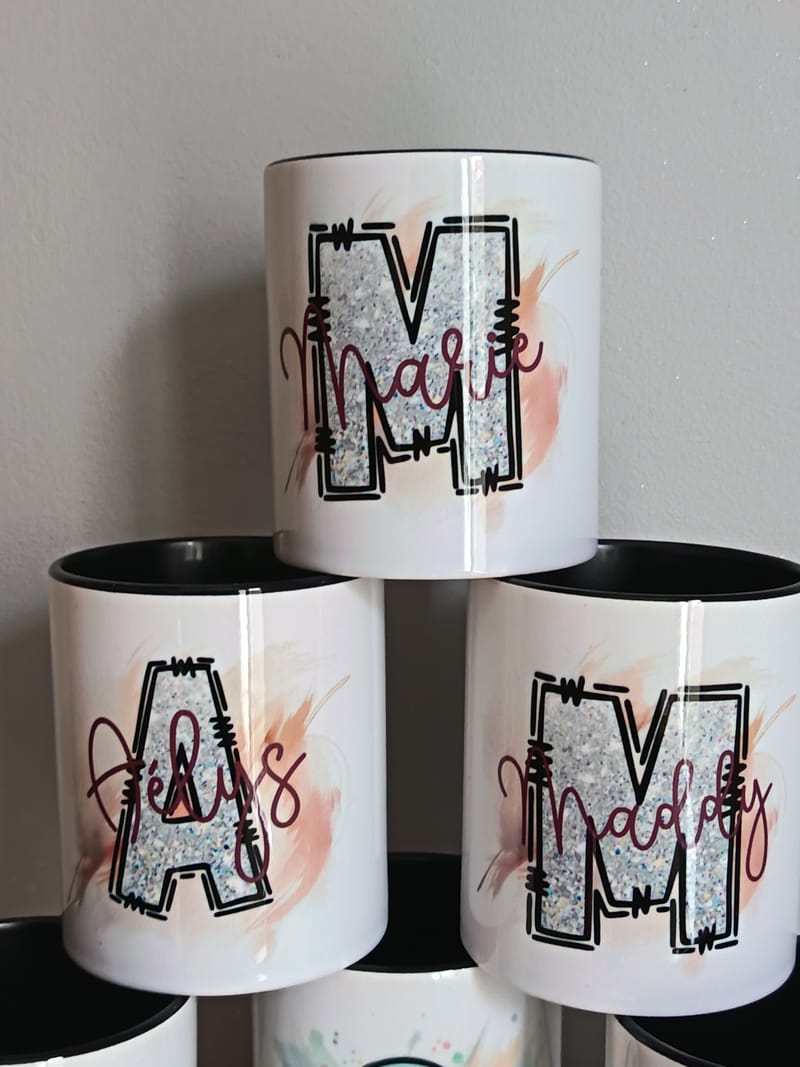 Pot à crayons en céramique personnalisé