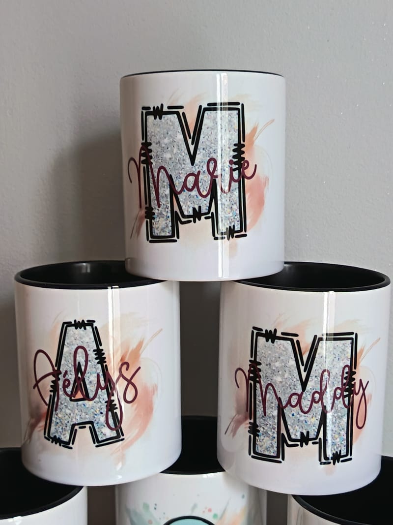 Pot à crayons en céramique personnalisé