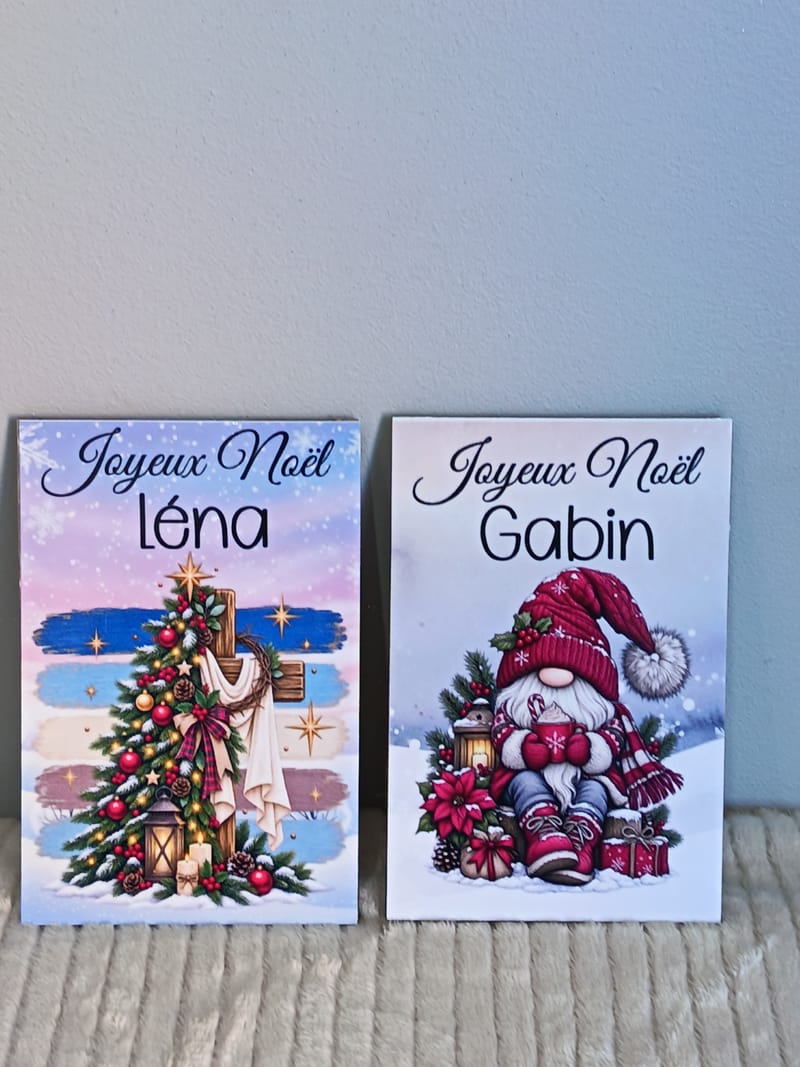 UNE CARTE DE NOËL ORIGINALE ET PERSONNALISÉE !