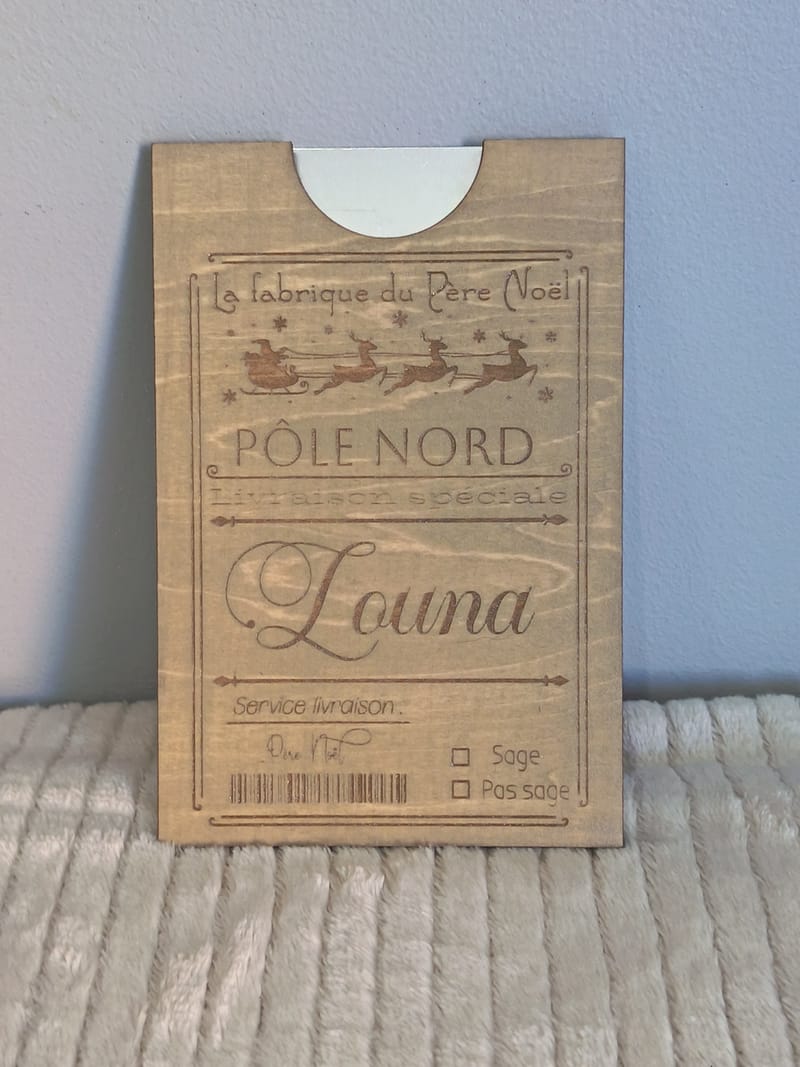UNE CARTE DE NOËL ORIGINALE ET PERSONNALISÉE !