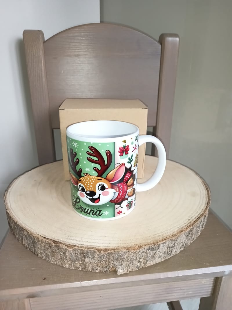 UN MUG DE NOËL PERSONNALISÉ POUR UN CADEAU PLEIN DE MAGIE !