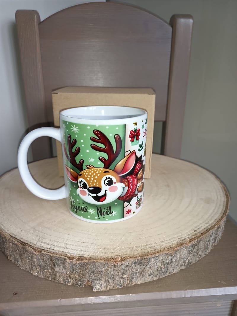 UN MUG DE NOËL PERSONNALISÉ POUR UN CADEAU PLEIN DE MAGIE !