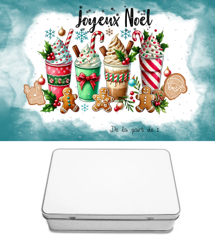  DES BOÎTES MÉTAL DE NOËL PERSONNALISÉES POUR DES CADEAUX PLEINS DE MAGIE !