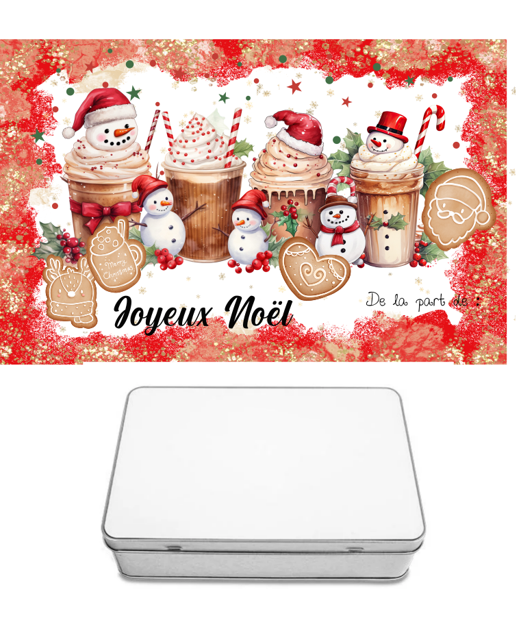 DES BOÎTES MÉTAL DE NOËL PERSONNALISÉES POUR DES CADEAUX PLEINS DE MAGIE !