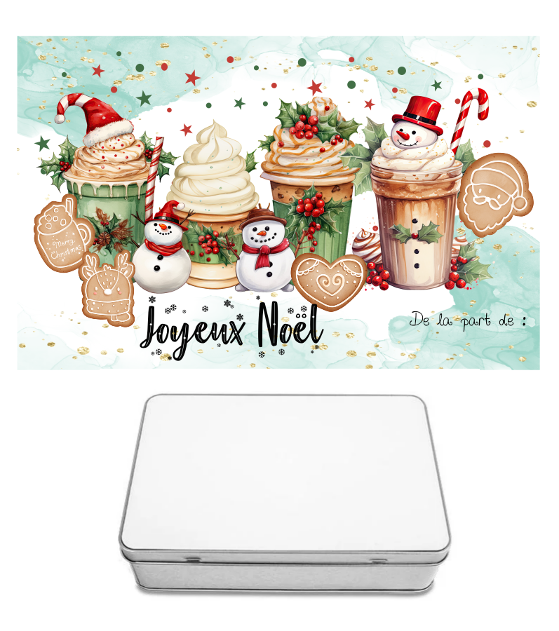  DES BOÎTES MÉTAL DE NOËL PERSONNALISÉES POUR DES CADEAUX PLEINS DE MAGIE !