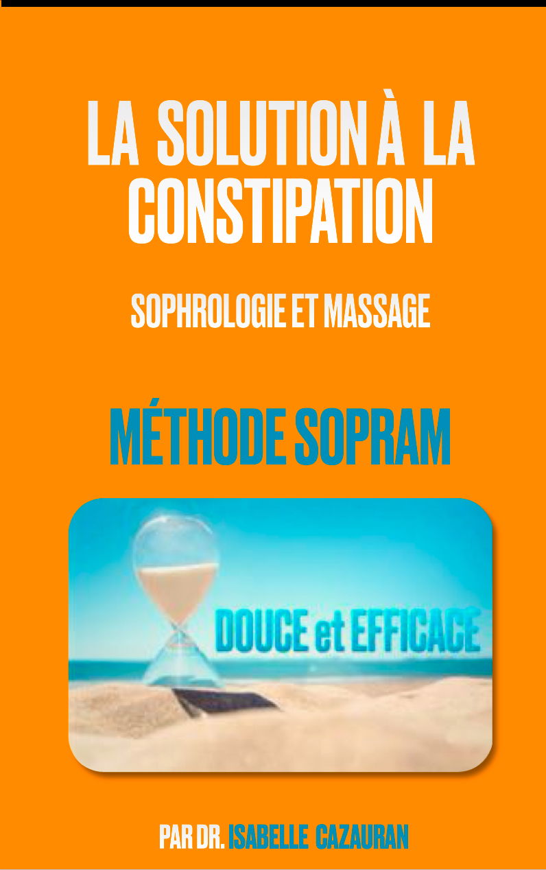 Couverture du livre « La solution à la constipation, méthode Sopram » par Isabelle Cazauran