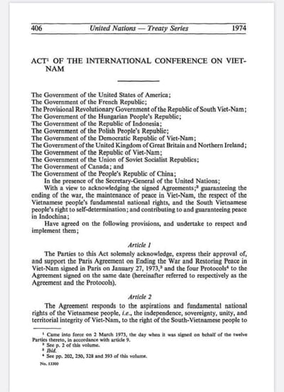 No.13300 The Act of the International Conference on Vietnam