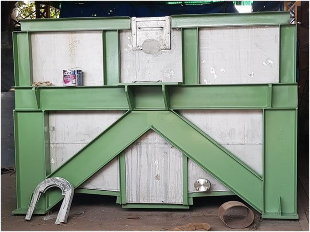 S.S. 304 Quench Tank with M.S. Frame structure- M/s Esmech Equipment Pvt Ltd
