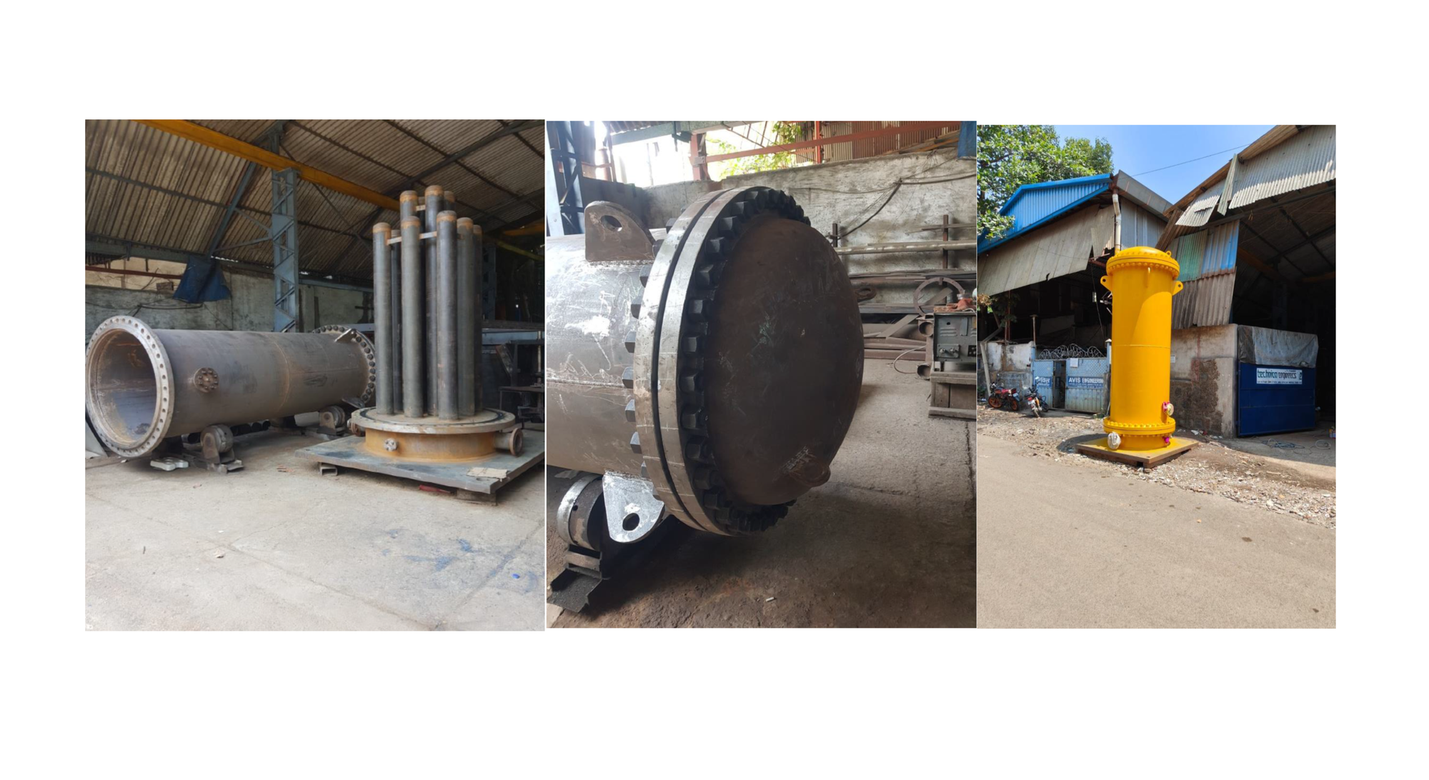 M.S. Ammonia Evaporator - M/s Fine Organics Pvt Ltd. (Capacity – 2000kg/hr)