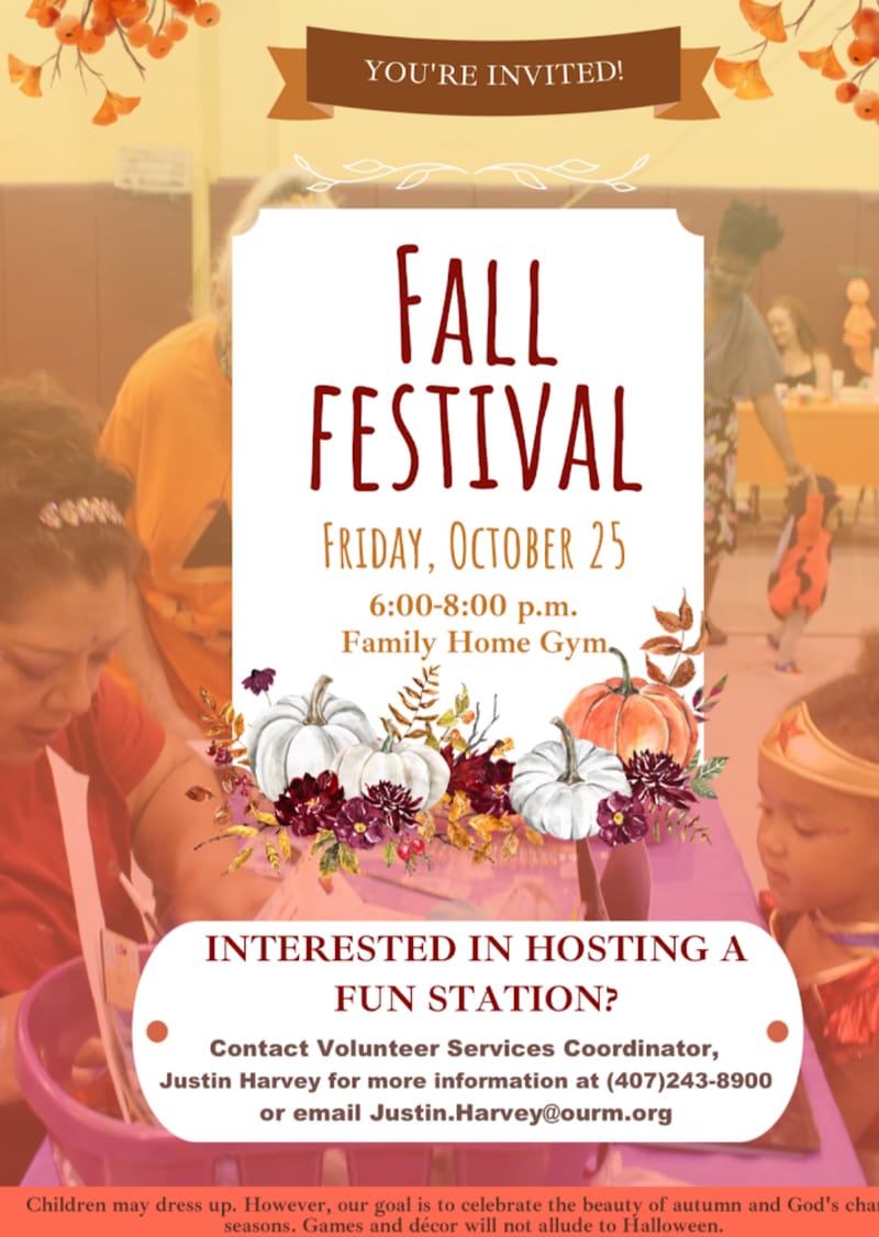 Fall Festival Orlando Rescue Mission